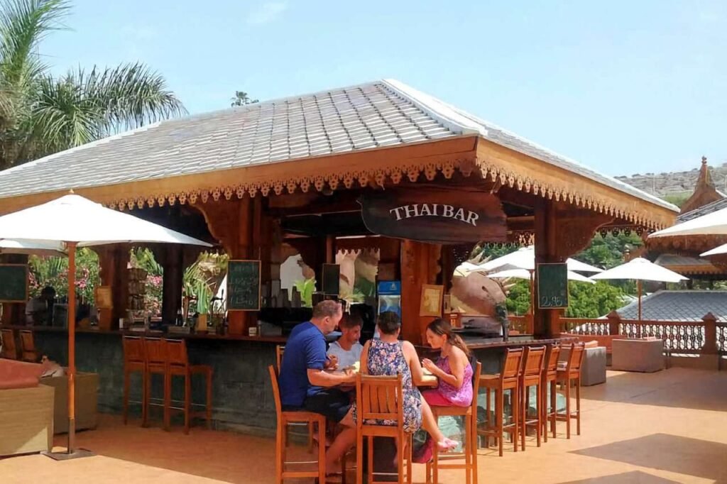 Welche Essensoptionen gibt es im Park?