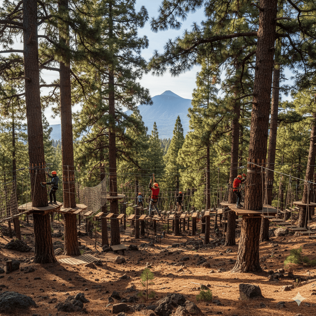 🌳 Forestal Park Tenerife: Klettern in den Baumwipfeln