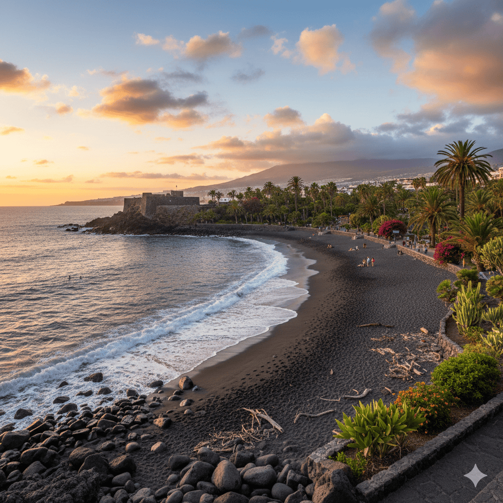 🌸 Playa Jardín: Schwarzsand-Schönheit mit Service